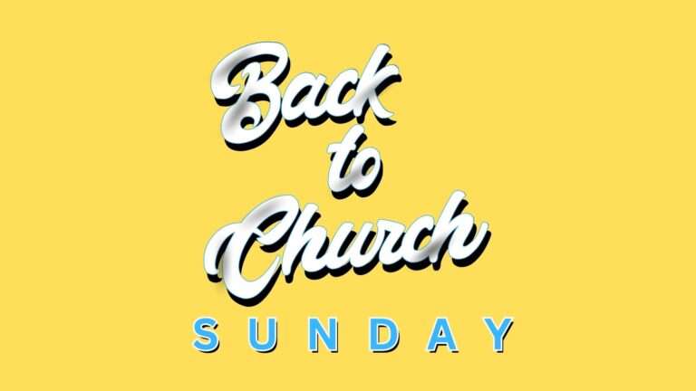 Back to Church Sunday